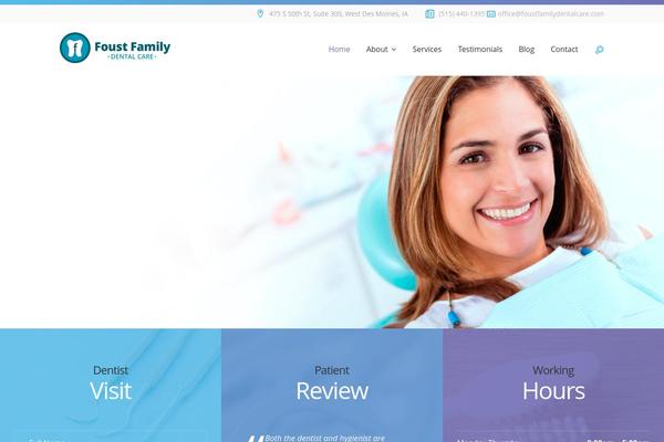 foustfamilydentalcare.com site used Twentyten-allure