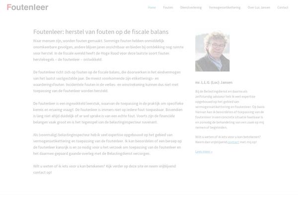 foutenleer.nl site used Foutenleer