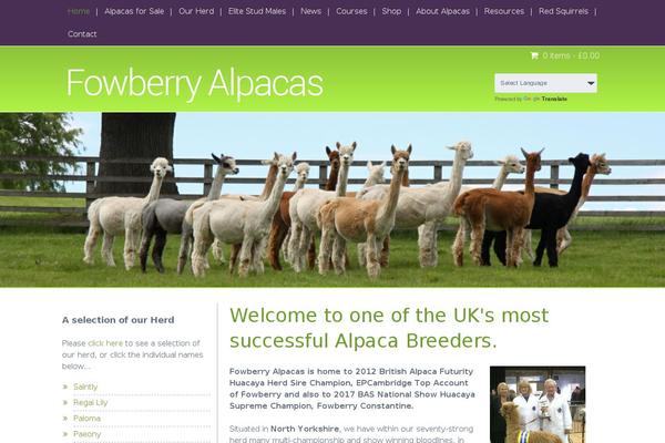 fowberry-alpacas.com site used Fowberry