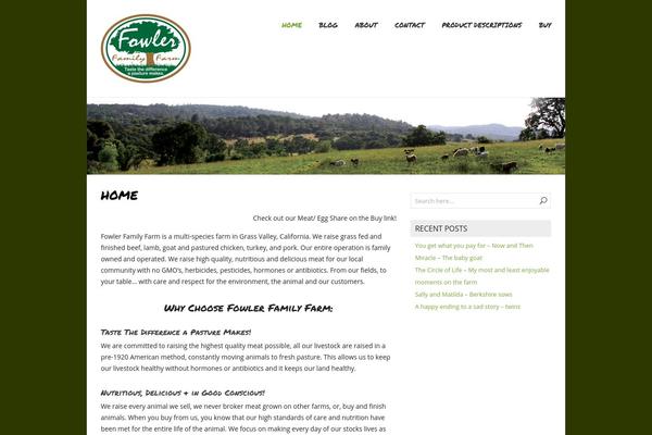 NatureSpace theme site design template sample