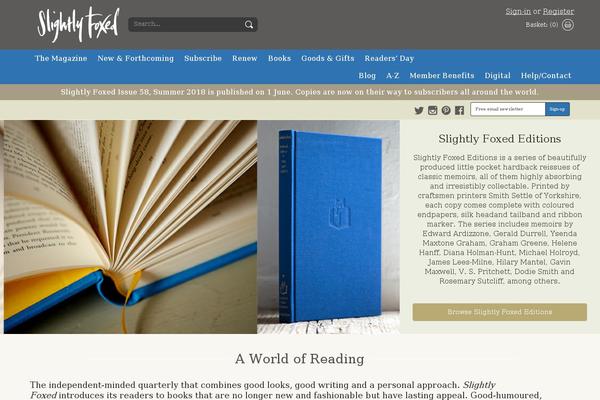 foxedquarterly.com site used Foxed