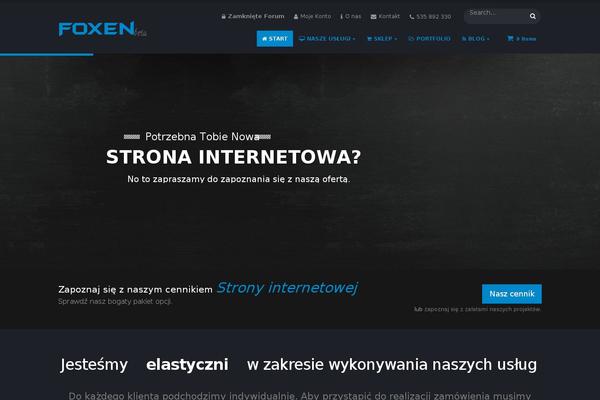 foxen.pl site used Newspaper