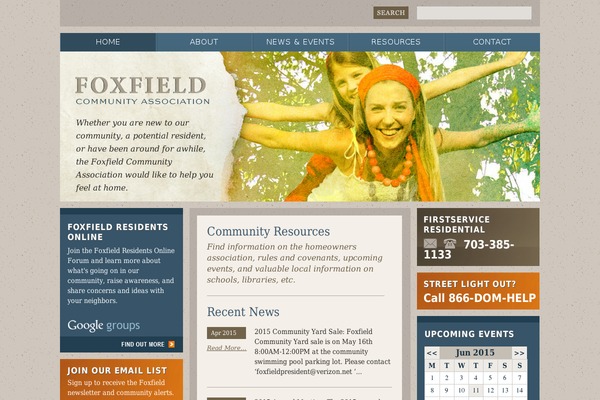 WordPress website example screenshot