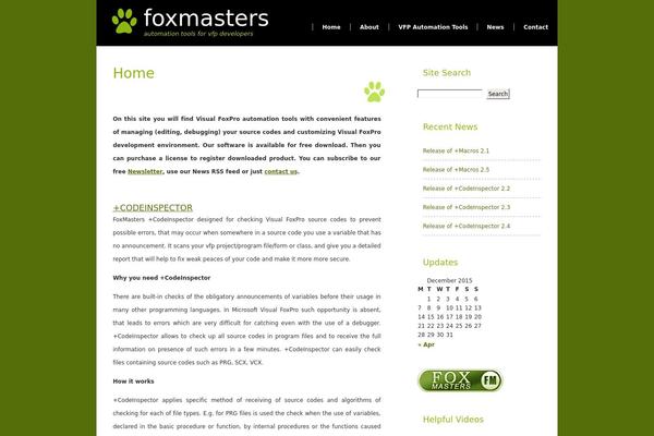 WordPress website example screenshot