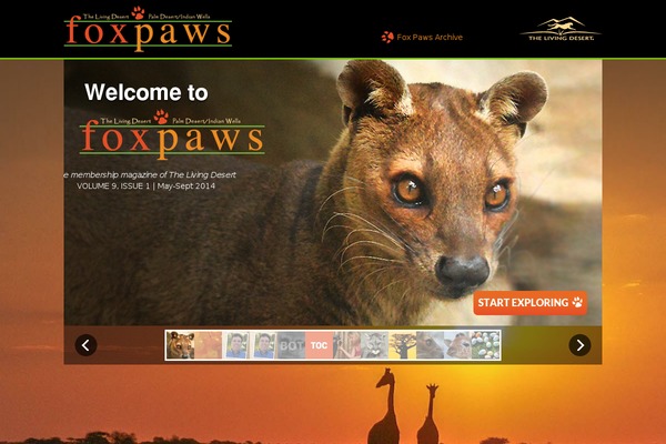 foxpawsmag.org site used Foxpaws-theme
