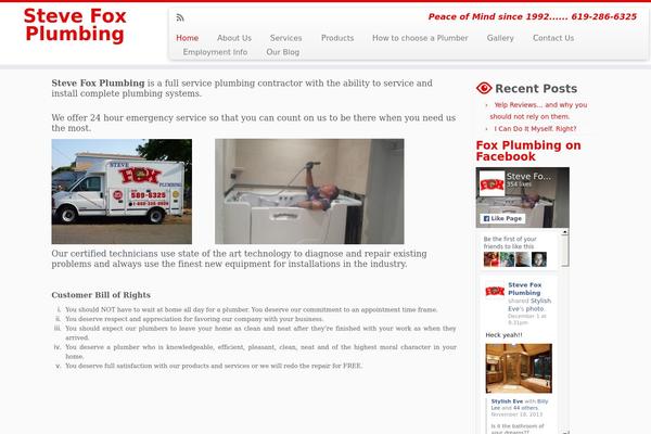 Customizr theme site design template sample