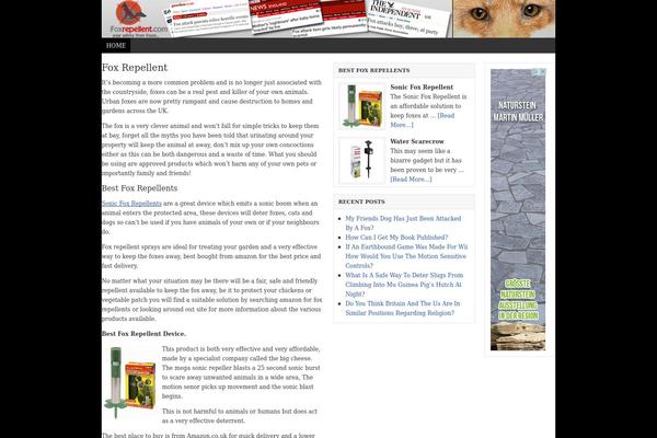 WordPress website example screenshot