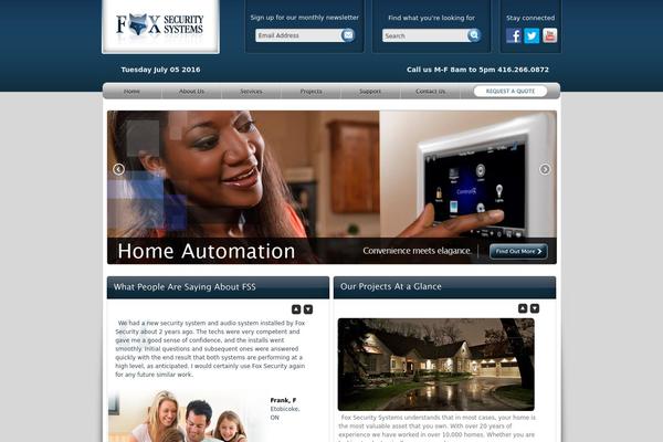 WordPress website example screenshot