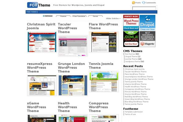 WordPress website example screenshot