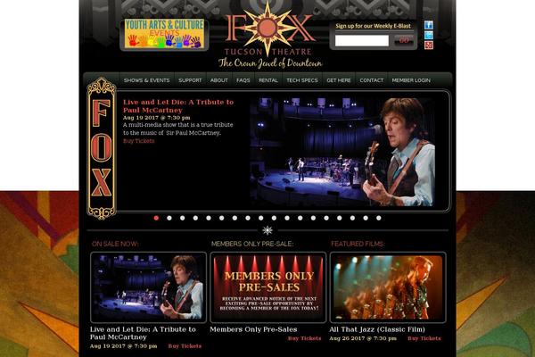 foxtheatre theme websites examples