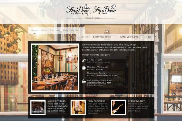 Cafe-elements theme site design template sample