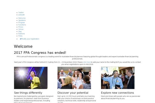 fpacongress.com.au site used Fpacongress