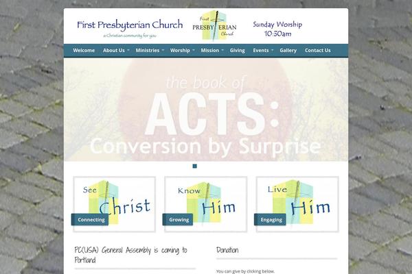 Risen theme site design template sample