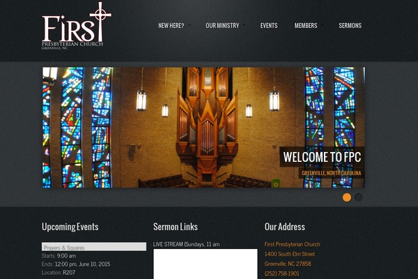 WordPress website example screenshot