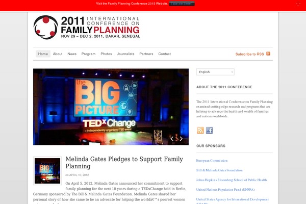 WordPress website example screenshot