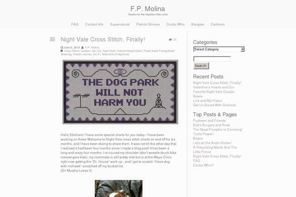 WordPress website example screenshot