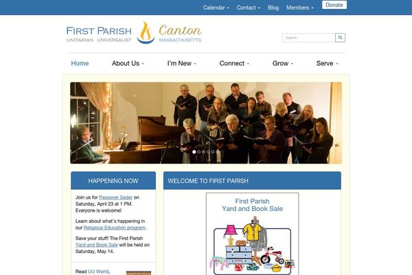 fpuucanton.org site used First-parish