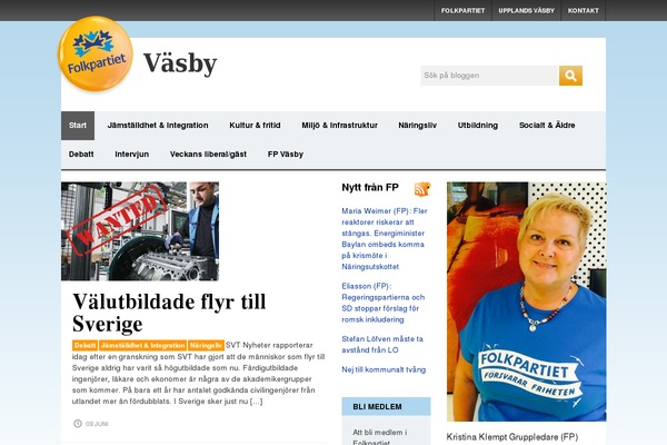 fpvasby.se site used Folkpartiet