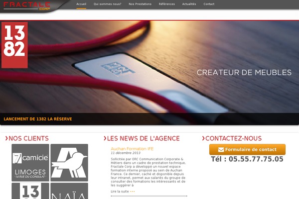WordPress website example screenshot