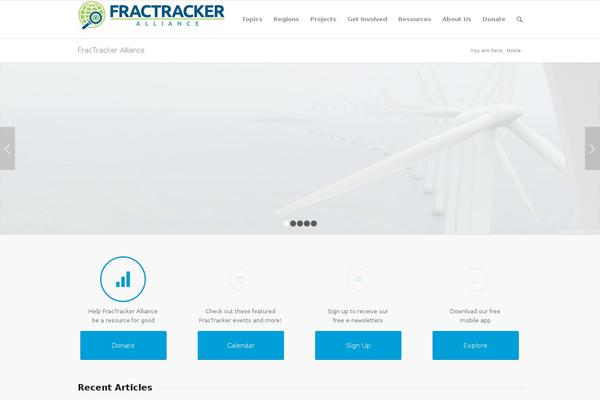 fractracker.org site used Enfold-frac