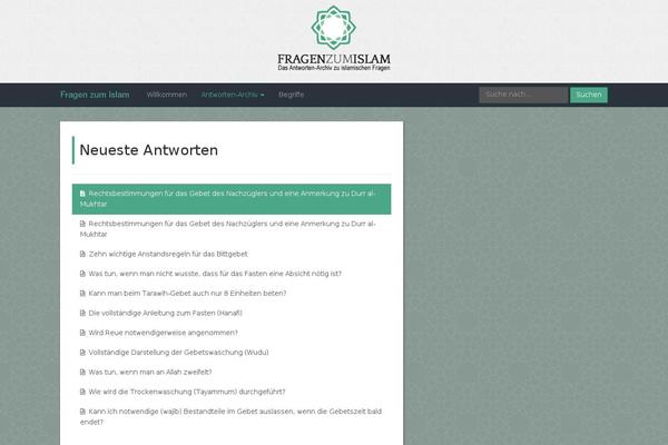 FAQ theme site design template sample