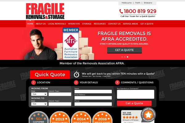 fragileremovals.com.au site used Au1