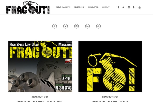 fragoutmag.com site used Zeen