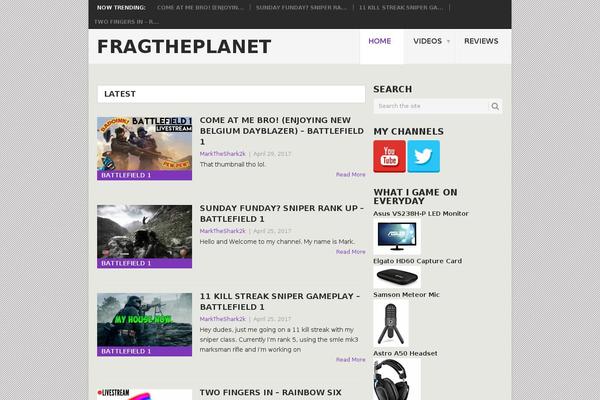 MH Magazine lite theme site design template sample