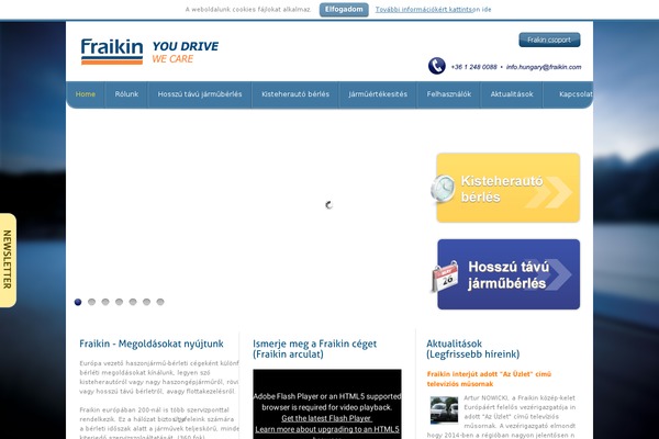 fraikin.hu site used Fraikin