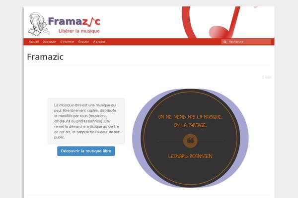 framazic.org site used Framavirtue