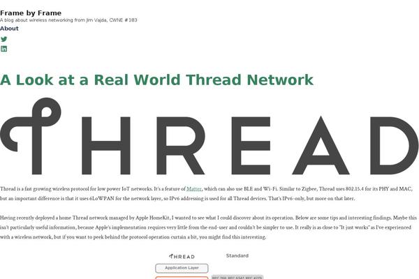 WordPress website example screenshot