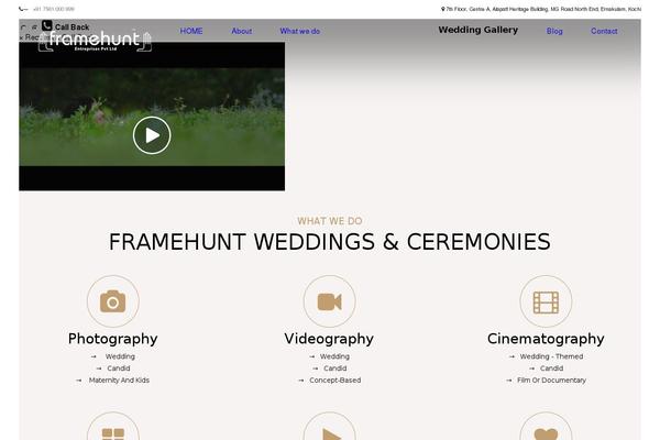 WordPress website example screenshot