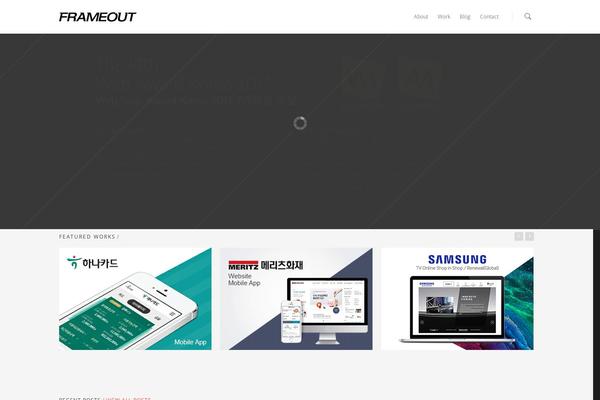 Salient theme site design template sample