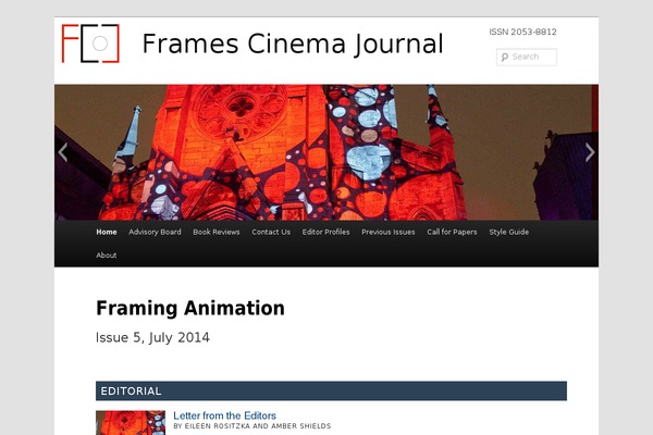 Frames theme site design template sample
