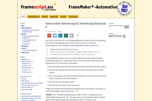 framescript.eu site used Sandfsl2