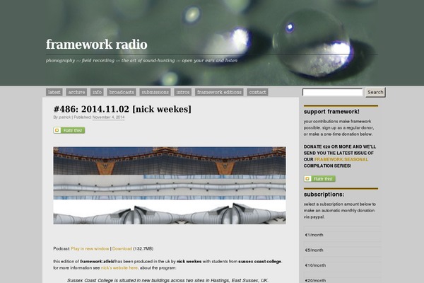 frameworkradio.net site used Framework2012