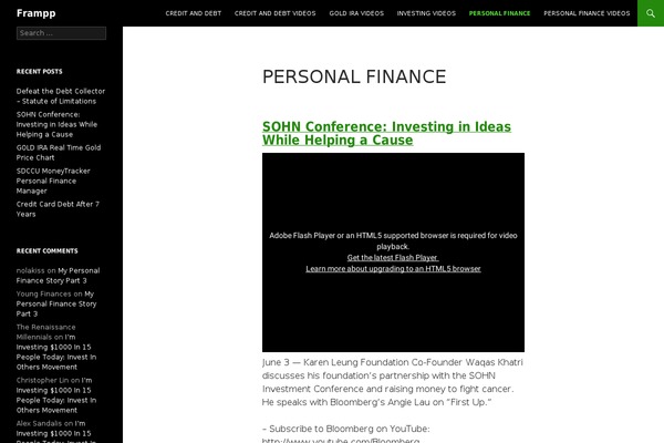 WordPress website example screenshot