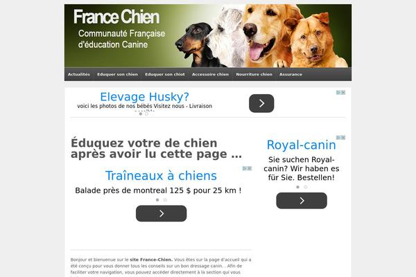 WordPress website example screenshot