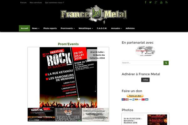 WordPress website example screenshot