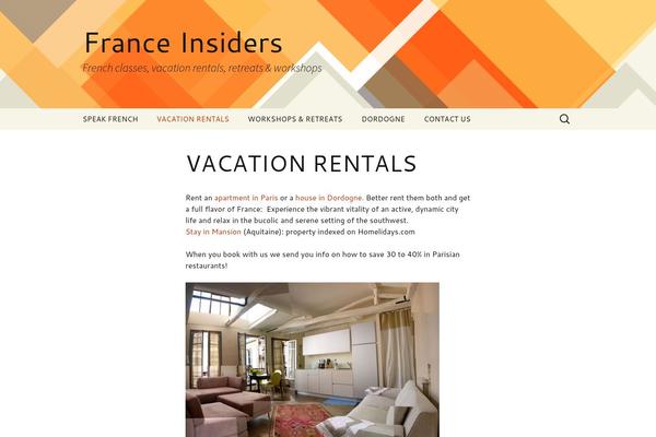 Twenty Thirteen theme site design template sample