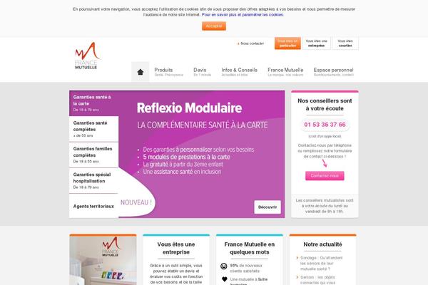 WordPress website example screenshot