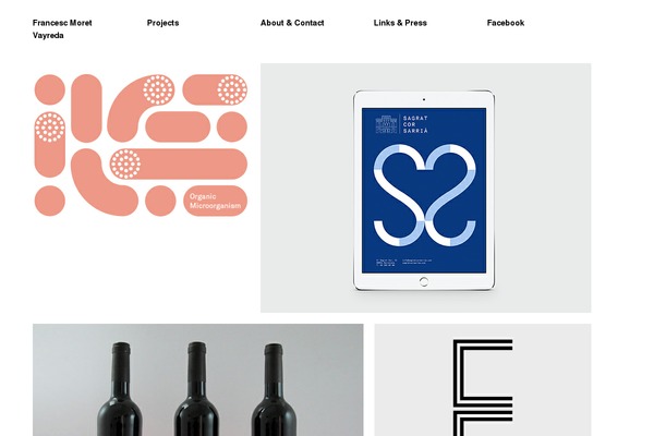 francescmoret.com site used Francesc