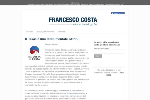 francescocosta.net site used Francesco-costa