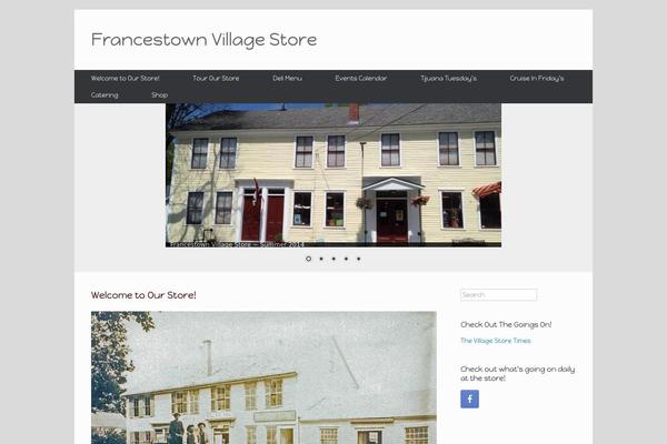 Vantage theme site design template sample