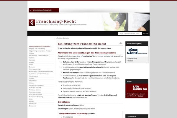 franchising-law.ch site used Lmgrau