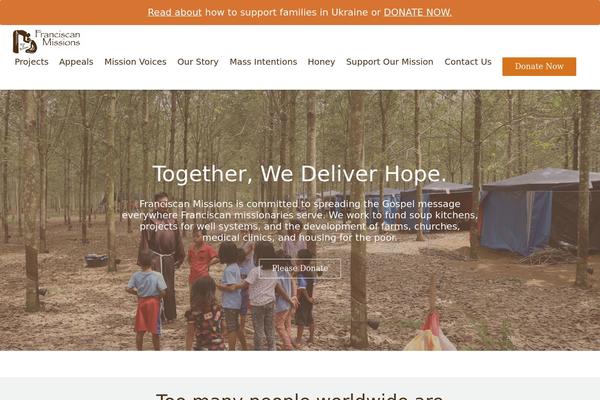 franciscanmissions.org site used Avada