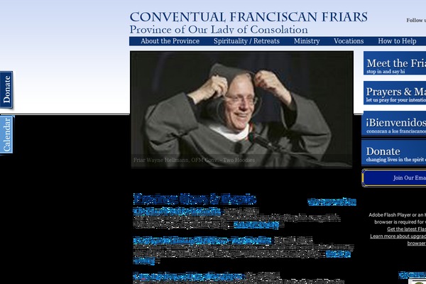 franciscansusa.org site used Cff