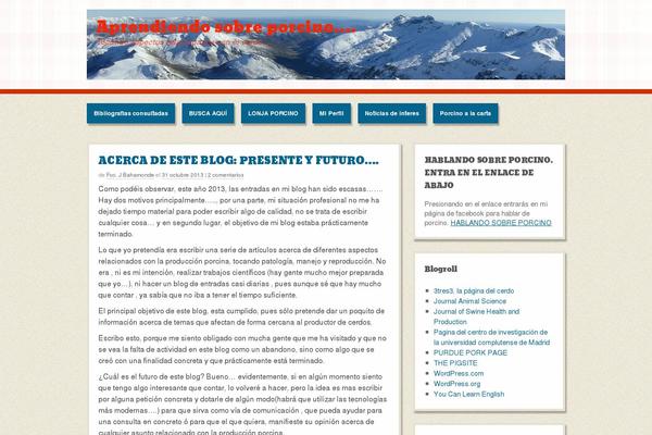 WordPress website example screenshot