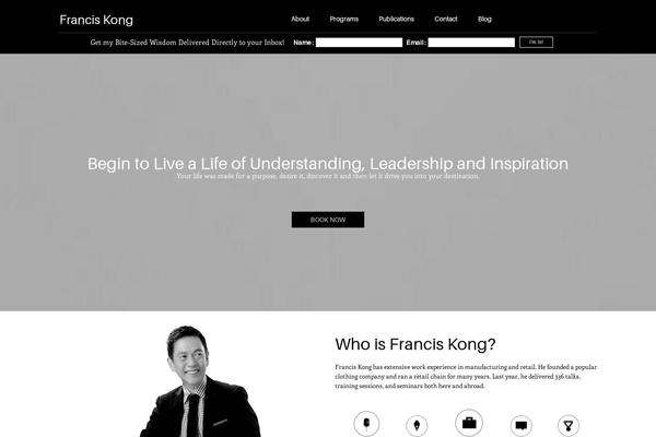 franciskong.com site used Franciskong