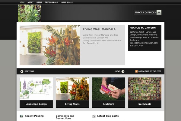 Aperture theme site design template sample